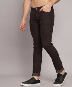 Men's Brown Relax Fit Jeans