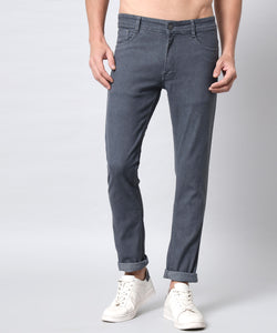 Men's Light Grey Relax Fit Jeans