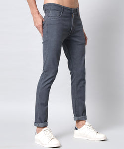 Men's Light Grey Relax Fit Jeans