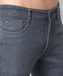 Men's Light Grey Relax Fit Jeans