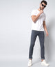 Men's Light Grey Relax Fit Jeans