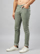 Men's Light Green Relax Fit Jeans