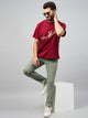Men's Light Green Relax Fit Jeans