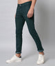 Men's Dark Green Relax Fit Jeans