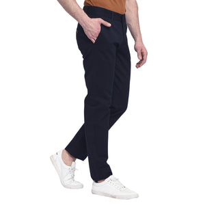 Studio Nexx Men Regular Fit Cotton Chinos Trousers