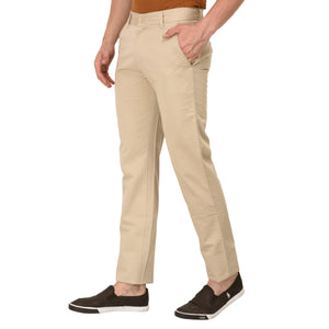 Studio Nexx Men Regular Fit Cotton Chinos Trousers