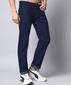 Studio Nexx Men's Relaxed Fit Dark Blue Jeans