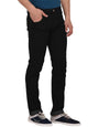 Studio Nexx Men's Black Relaxed Fit Jeans