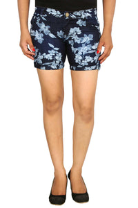 Studio Nexx Women Printed Denim Shorts