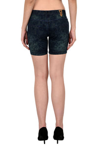 Studio Nexx Women Printed Denim Shorts