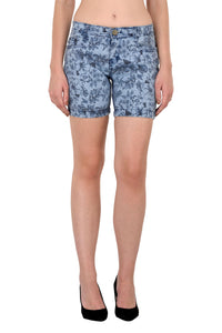 Studio Nexx Women Printed Denim Shorts