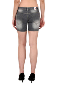 Studio Nexx Women Printed Denim Shorts