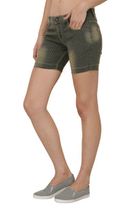 Studio Nexx Women Printed Denim Shorts