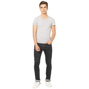 Studio Nexx Men's Grey Slim Fit Jeans