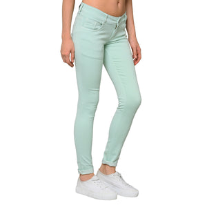 Studio Nexx Women's Slim Fit Jeans (Mint Green)