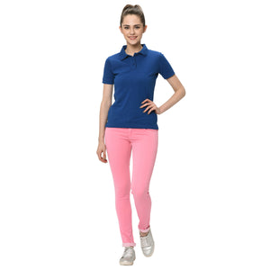 Studio Nexx Women's Pink Slim Fit Jeans