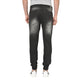 Studio Nexx Men's Black Slim Fit Denim Jogger