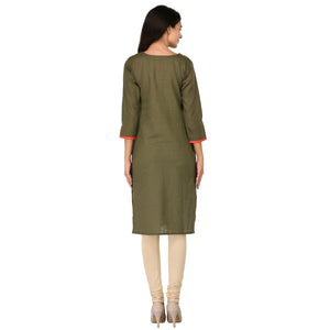 Studio Nexx Women Casual Solid Straight Kurti