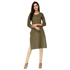 Studio Nexx Women Casual Solid Straight Kurti